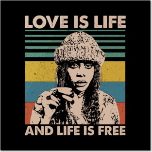 Erykah Badu - Love Is Life And Life Is Free Posters and Art